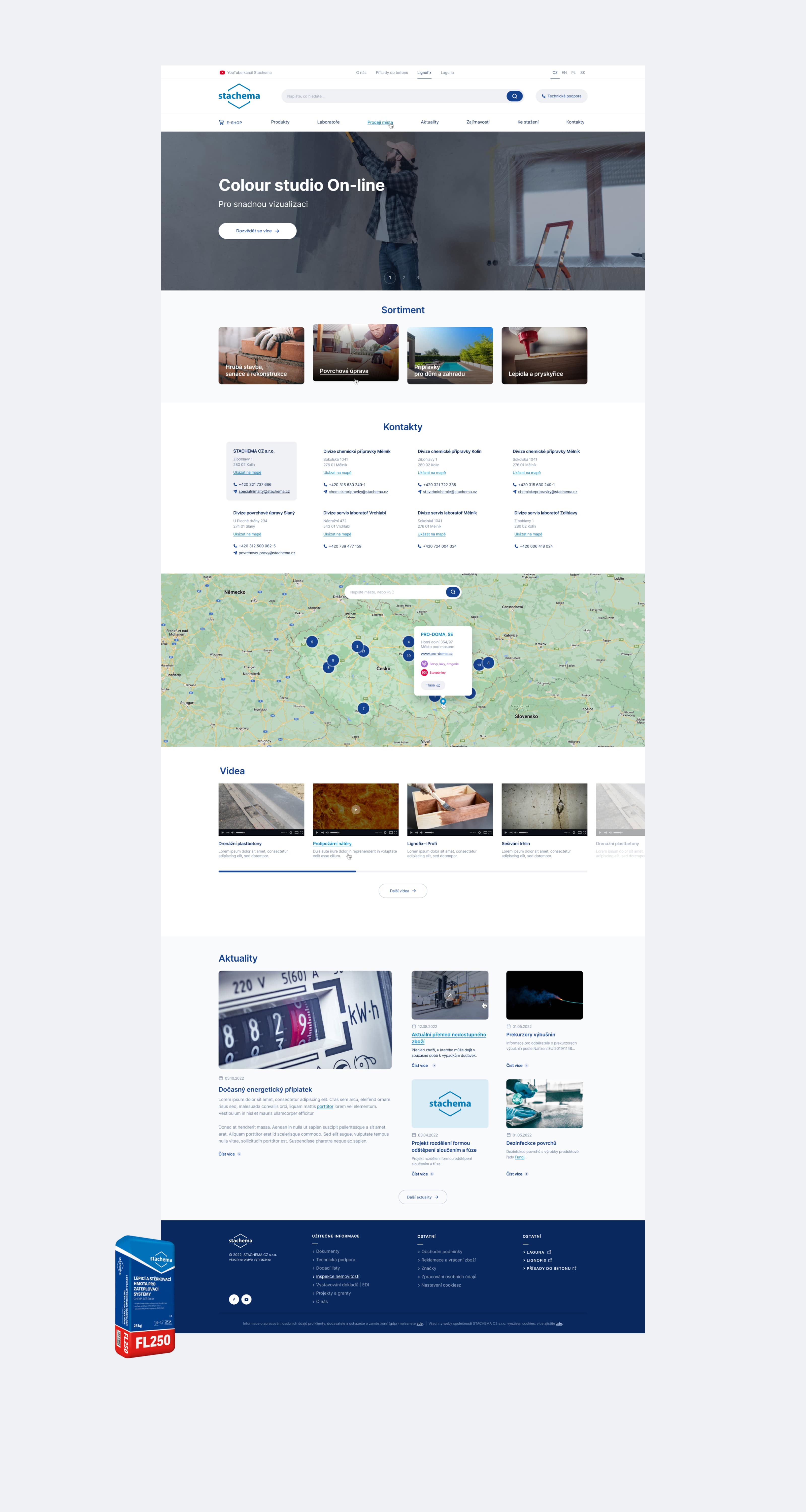 Stachema, WordPress web na míru, kodér šablon